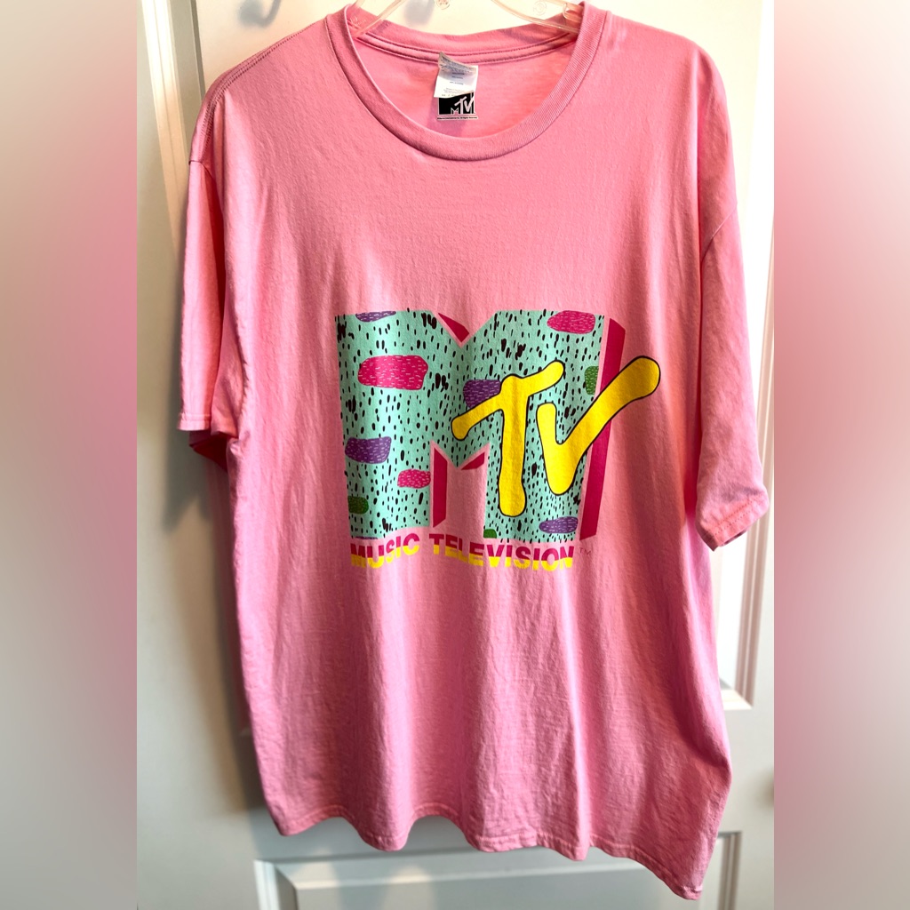 Mtv Logo Short Sleeve Tee Size Xl